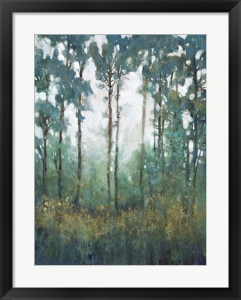 Framed Glow in the Forest I Print