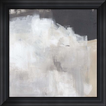 Framed Neutral Abstract I Print