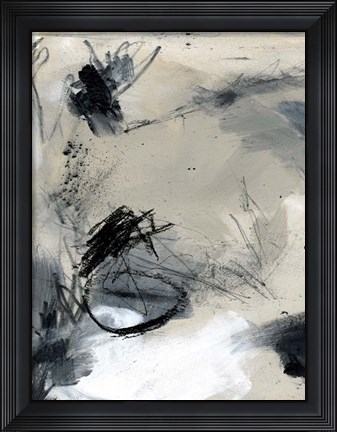 Framed Scribble Abstract II Print