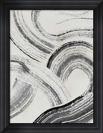 Framed Zen Flow I Print