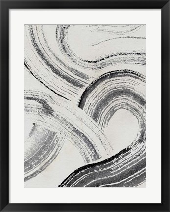 Framed Zen Flow I Print