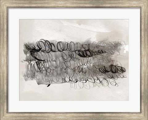 Framed Scribble Abstracts II Print