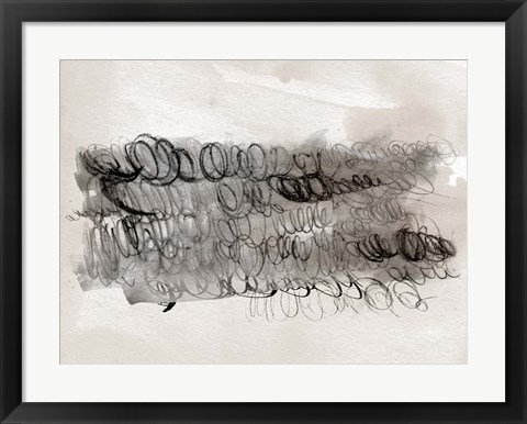 Framed Scribble Abstracts II Print