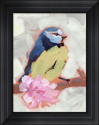 Framed Painted Songbird II Print