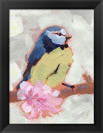 Framed Painted Songbird II Print