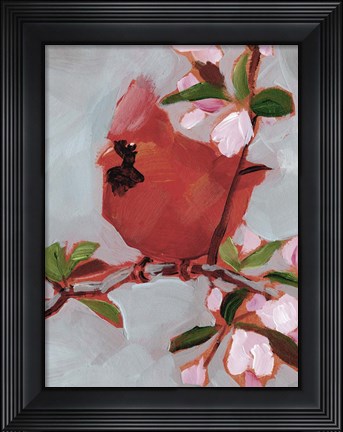 Framed Painted Songbird IV Print