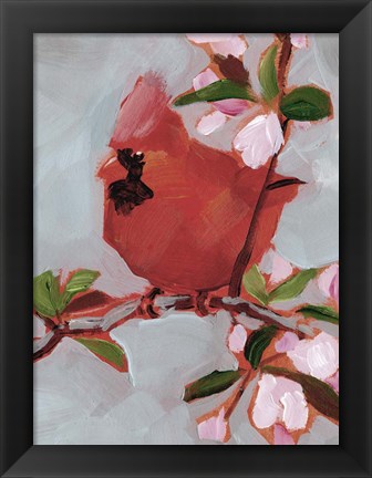 Framed Painted Songbird IV Print