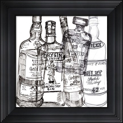 Framed Whiskey Wednesdays I Print