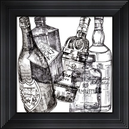 Framed Whiskey Wednesdays II Print