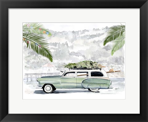 Framed So Cali Christmas I Print
