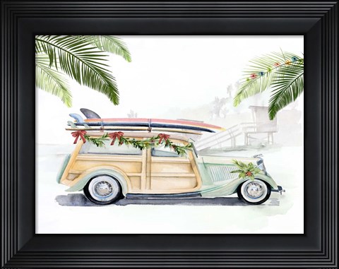 Framed So Cali Christmas II Print
