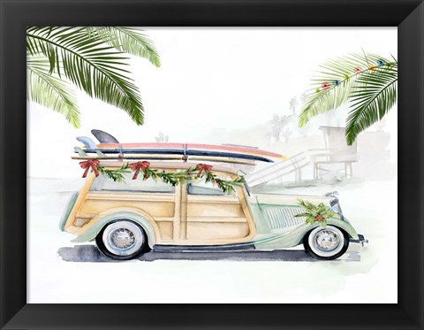 Framed So Cali Christmas II Print