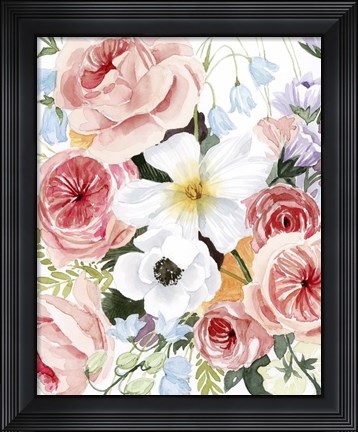 Framed Wildflower Dreams I Print