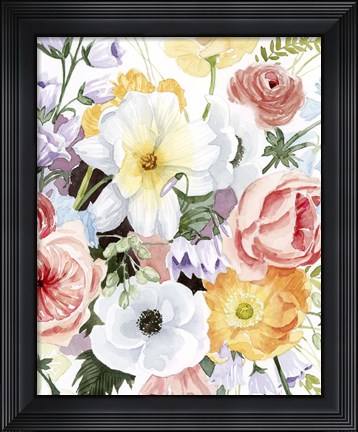 Framed Wildflower Dreams II Print