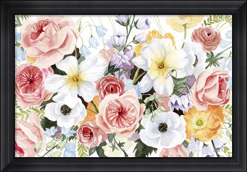Framed Wildflower Dreams III Print
