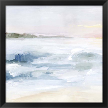 Framed Surf at Dawn I Print