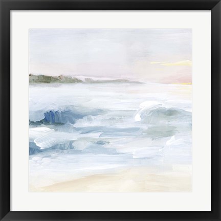 Framed Surf at Dawn I Print