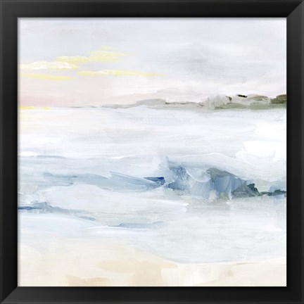 Framed Surf at Dawn II Print