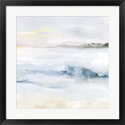 Framed Surf at Dawn II Print