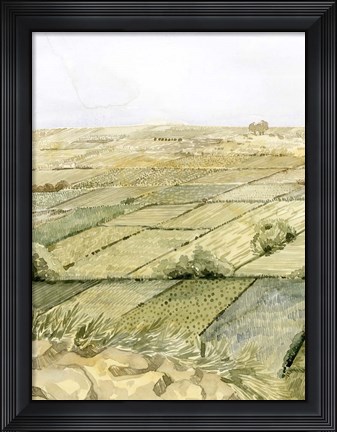 Framed Flatlands I Print