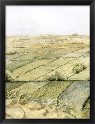 Framed Flatlands I Print