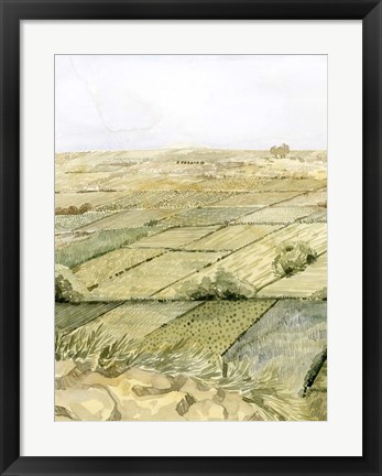 Framed Flatlands I Print