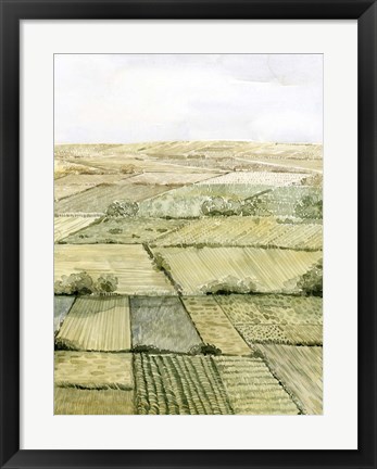 Framed Flatlands II Print