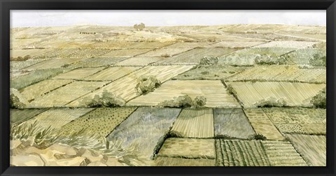 Framed Flatlands III Print