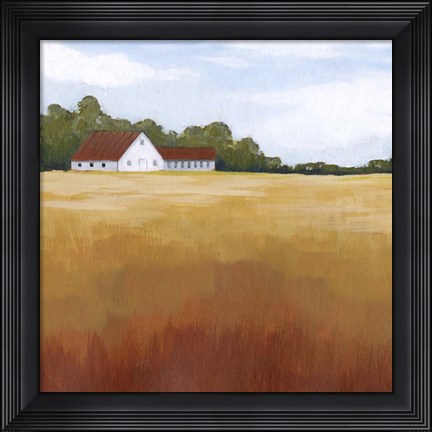 Framed Prairie Premise I Print