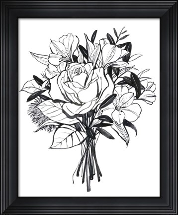 Framed Gathered II Print