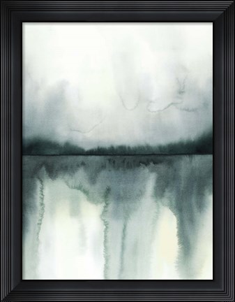 Framed Soft Reflections II Print