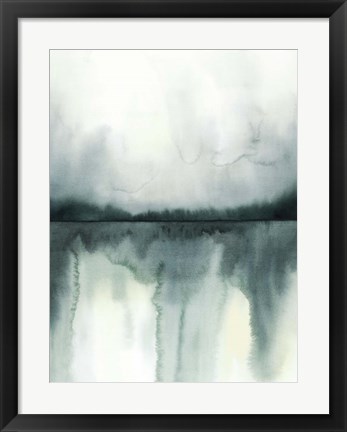 Framed Soft Reflections II Print