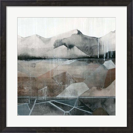 Framed Valley Stormscape I Print