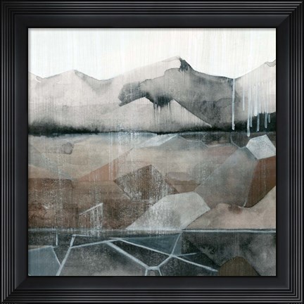 Framed Valley Stormscape I Print