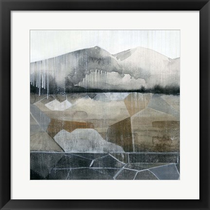 Framed Valley Stormscape II Print