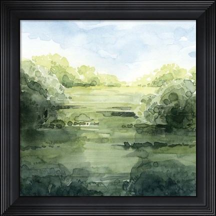 Framed Summer Strata I Print