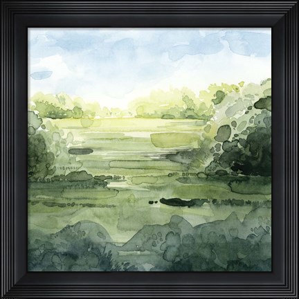 Framed Summer Strata II Print