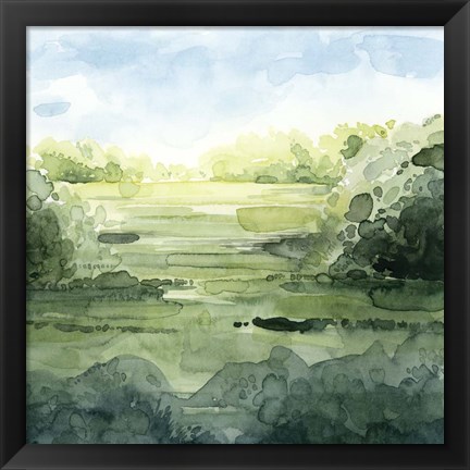 Framed Summer Strata II Print