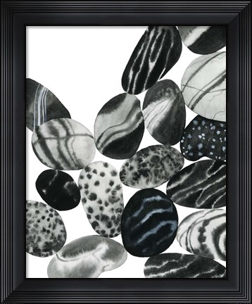 Framed Dalmatian Rocks II Print