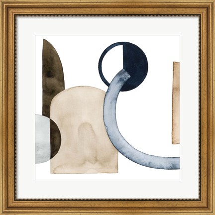 Framed Moving Pieces II Print