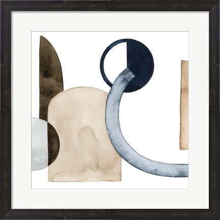 Framed Moving Pieces II Print