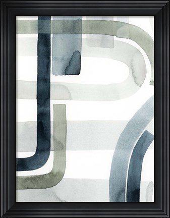 Framed Cool Swoops I Print