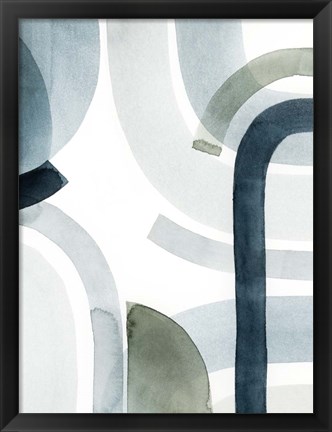 Framed Cool Swoops II Print