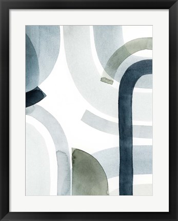 Framed Cool Swoops II Print