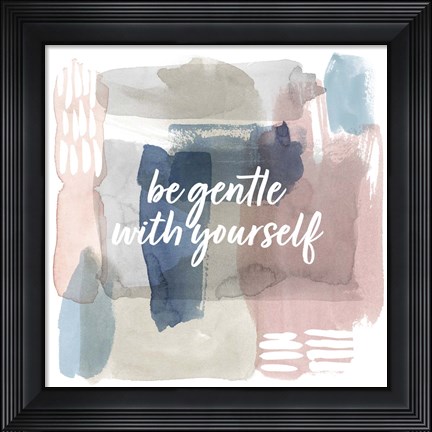 Framed Calm Watercolor II Print