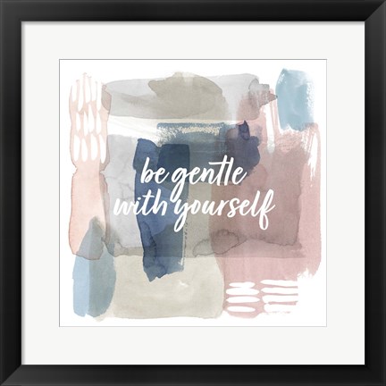 Framed Calm Watercolor II Print