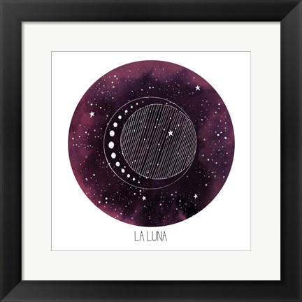 Framed Celestial Orb II Print