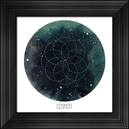 Framed Celestial Orb III Print