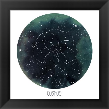 Framed Celestial Orb III Print