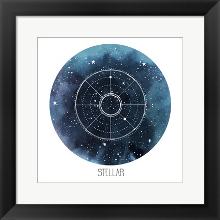 Framed Celestial Orb IV Print